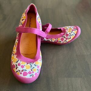 Hanna Andersson Maya2 Girls Mary Jane Floral Shoe 2.5